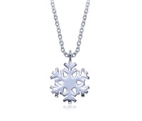 Snowflake Silver Necklace SPE-5615